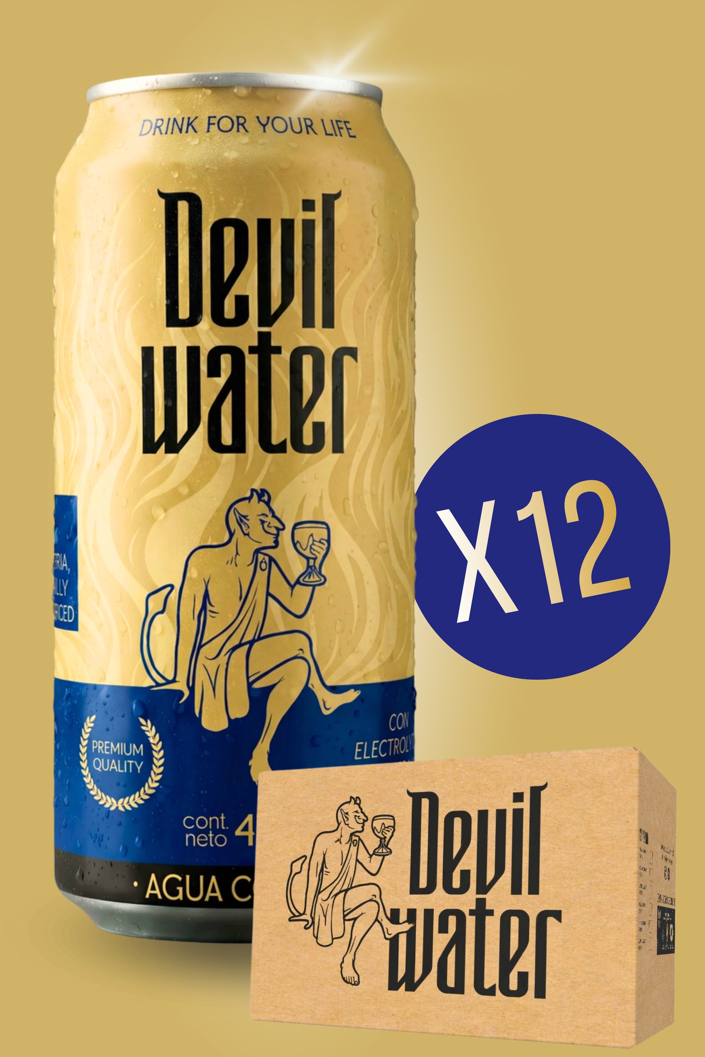 12 Pack Con Gas Doce infiernos