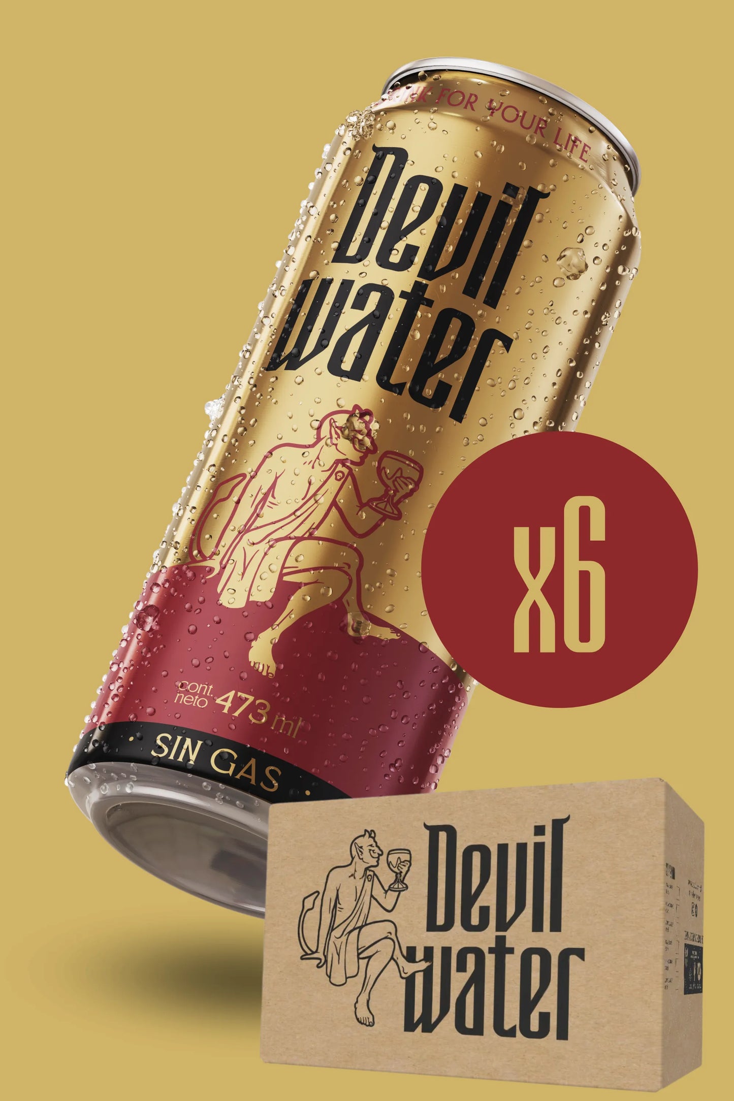 6 Pack Sin Gas 666