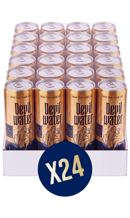 24 Latas de agua con gas Business in Hell